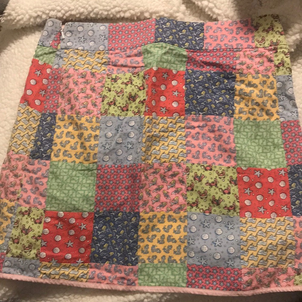 EXCELLENT CONDITION vineyard vines patchwork skirt